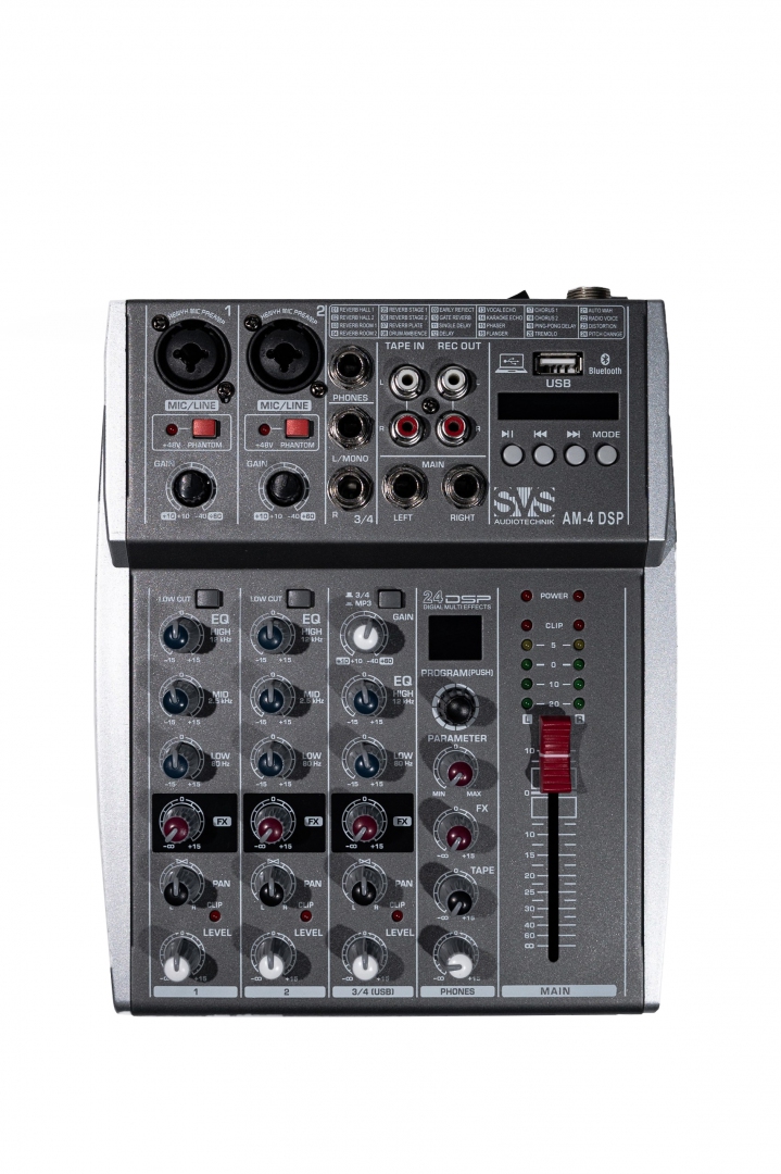 SVS Audiotechnik mixers AM-4 DSP Аналоговый микшерный пульт, 4-канала в Мытищах