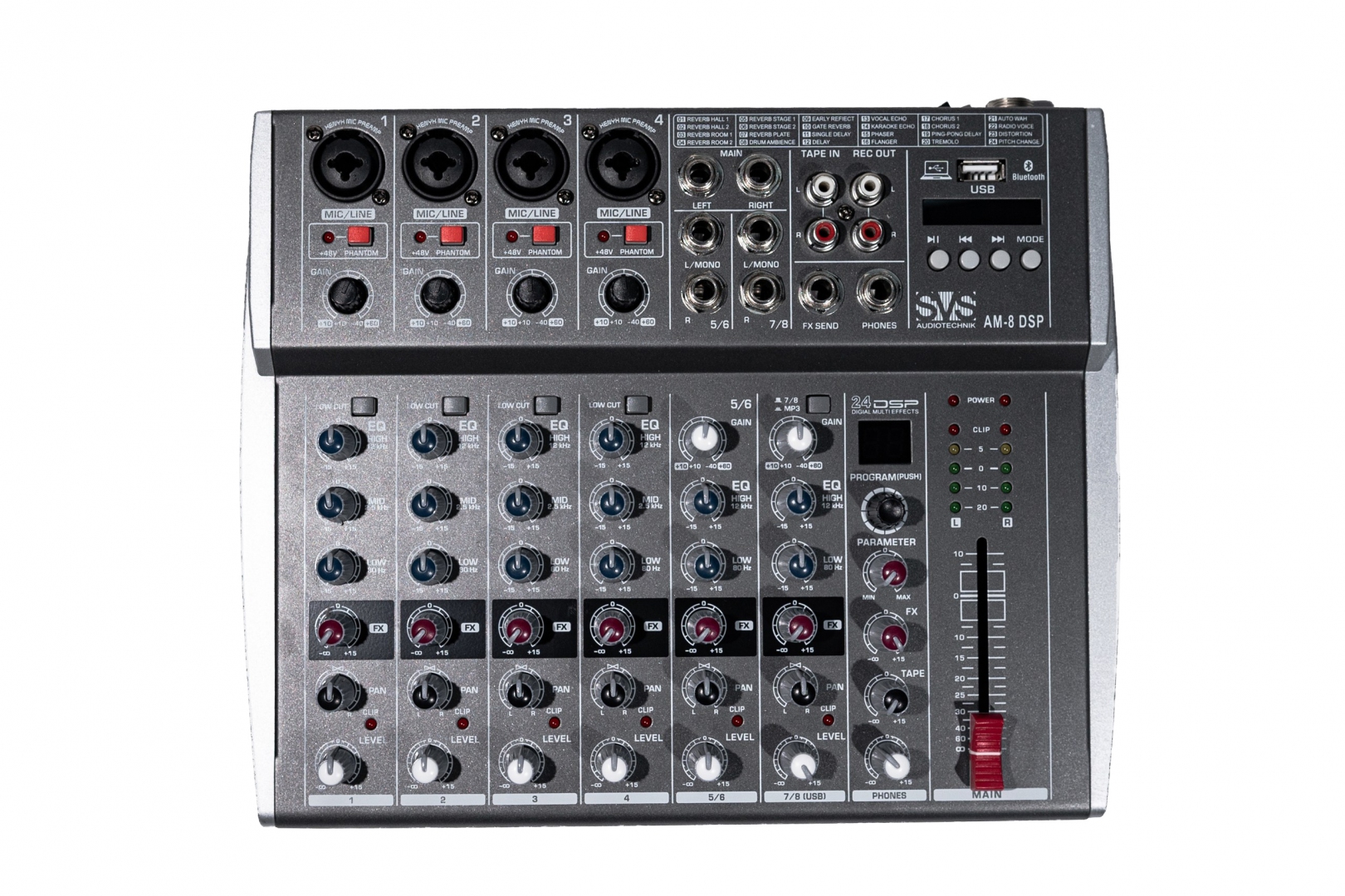 SVS Audiotechnik mixers AM-8 DSP Микшерный пульт аналоговый, 8-канальный в Мытищах
