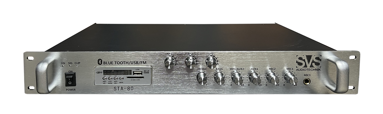 SVS Audiotechnik STA-80 Микшер-усилитель для систем Public Address в Мытищах